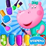 Hippo manicure: Game for girls icon