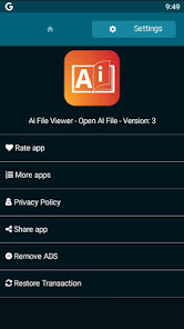 Captura de Pantalla 8 Abrir archivo AI - Vista previ android