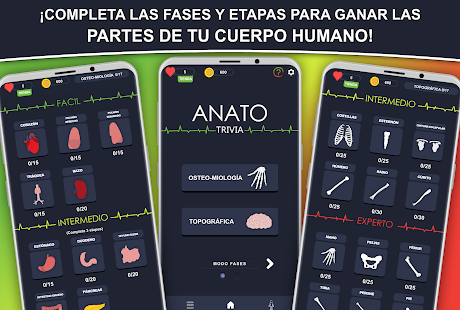 Anato Trivia - Quiz sobre Anatomía Humana Screenshot