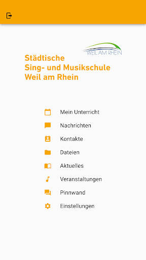Android application Musikschule Weil am Rhein screenshort