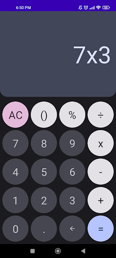 Android application Rechner screenshort