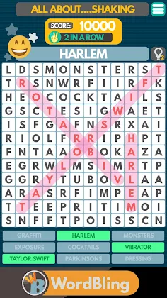 Word Bling: A funny offline wo - Screenshot 3