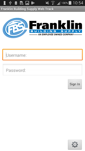 Android application Franklin Building Supply Web T screenshort