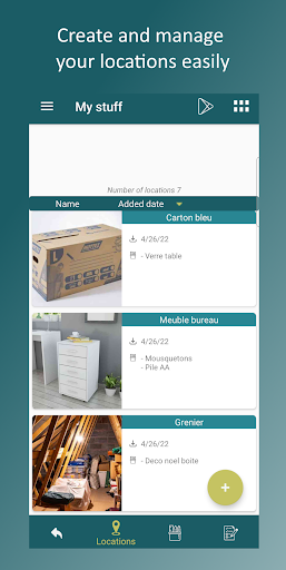 Wims : Manage your objects Screen 3