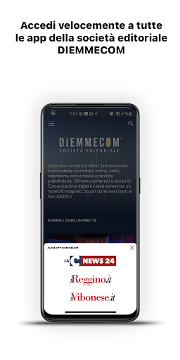 Android application Diemmecom screenshort