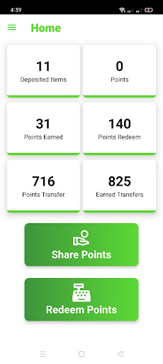 Android application Cash The Trash screenshort