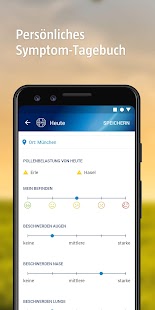 Pollenflug-Vorhersage Screenshot