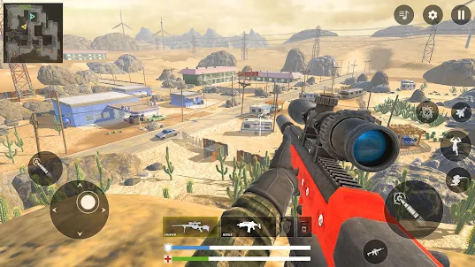 Sniper 3D Attack: 打戰遊戲 狙击战争游戏