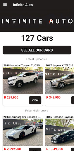 Android application Infinite Auto screenshort