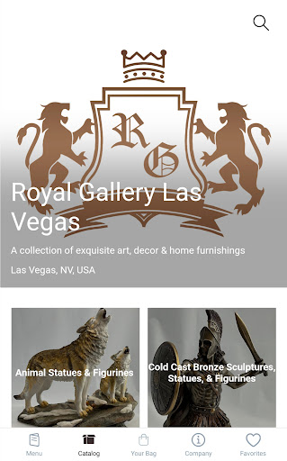 Android application Royal Gallery Las Vegas screenshort