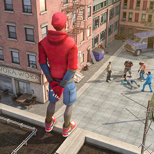 Spider Fighter Hero 3d Man logo