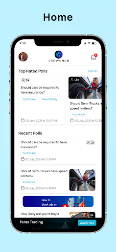 CrowdHub Screen 2