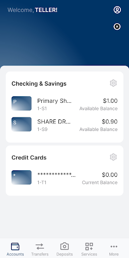 Eagle One Federal Credit Union Screen 2
