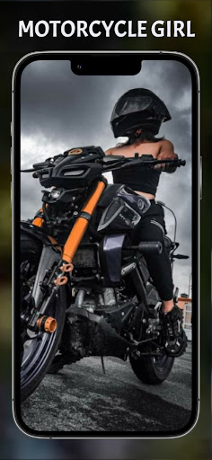 Motorcycle Girl Wallpaper HD