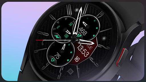 Carbon v7 analog watch face screenshot 5