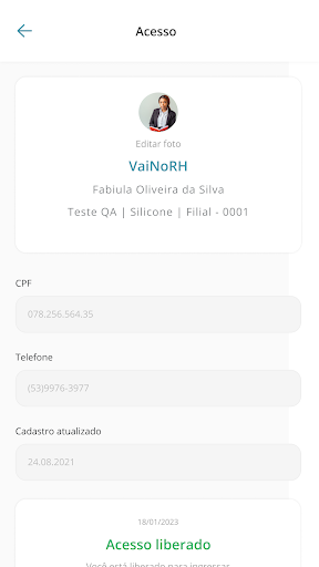 Android application VaiNoRH screenshort