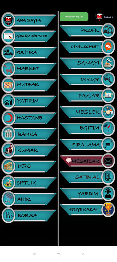 Android application Türkiye Simülasyonu screenshort