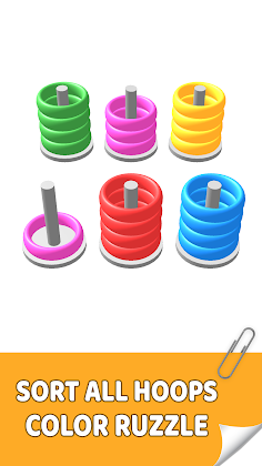 Ring Stack - Color Sort - Screenshot 1
