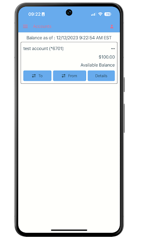 BankSouth i2Mobile Screen 3