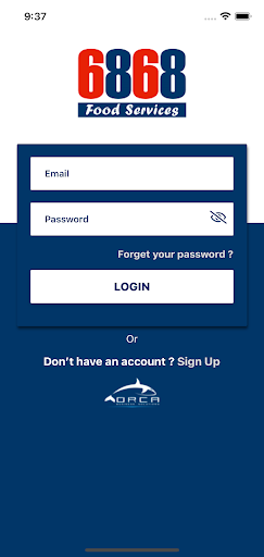 Android application 6868 Food Services screenshort
