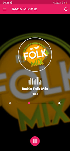 Android application Radio Folk Mix screenshort