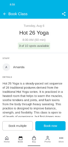 Body Balance Studio Screen 3