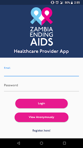 Android application Zambia Ending AIDS Healthcare screenshort
