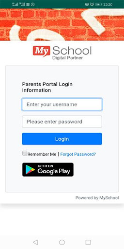 MySchool (SCMS) Screen 2