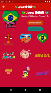 Brasil Stickers