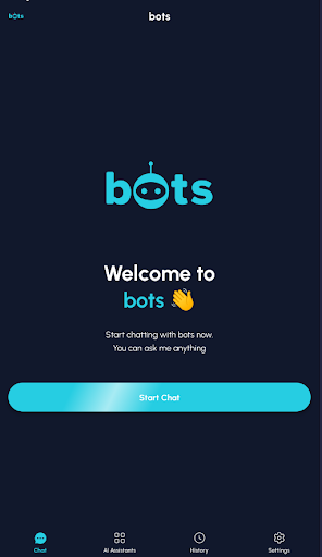 Android application Bots - Ai ChatBot screenshort