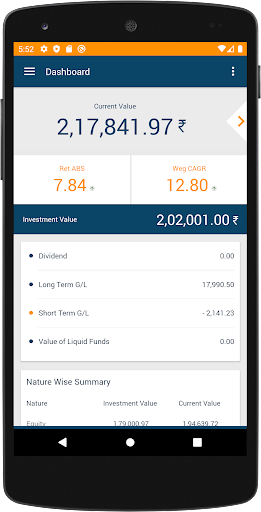Wise Investments Screen 2