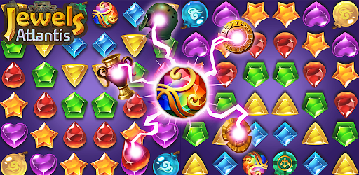 Jewels Atlantis: Puzzle game cover