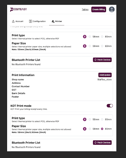PosItEasy Staff Screen 2