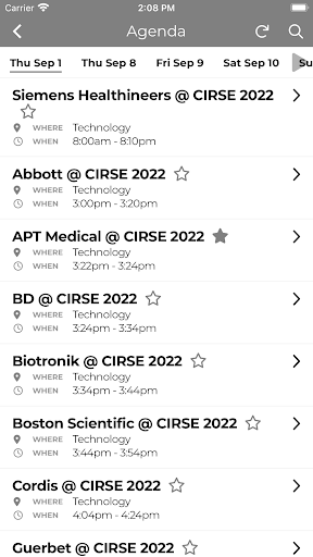 CIRSE Scan Screen 3