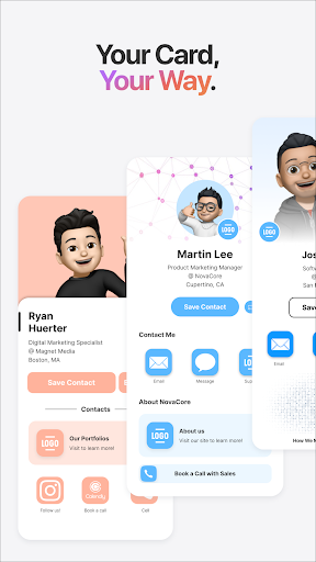 Screenshot of Circo - Digital Business Card