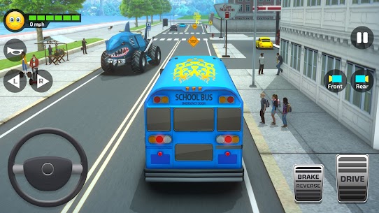 School Bus Simulator Driving MOD APK V4.0 [Full Speed] 3