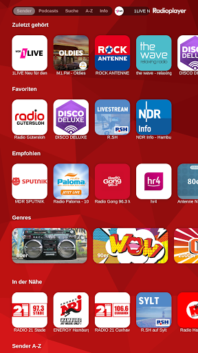 Android application Radioplayer screenshort
