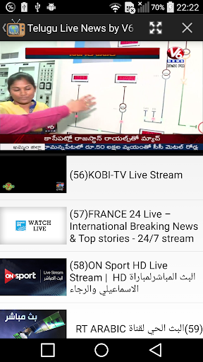 Pocket News TV Globe TV Live channel