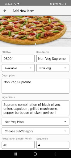 Apporio Food Store Screen 2