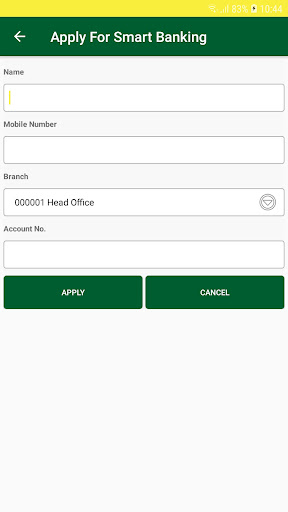 Agriculture Smart Banking Screen 2