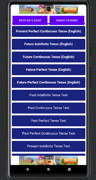 Learn Tenses - English Grammer - 1.0 - (Android)