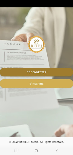 Android application RitejRecruitment screenshort