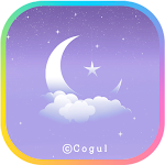 Cover Image of डाउनलोड 카카오톡 테마 - 달빛별빛 하늘  APK