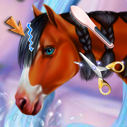 Horse Caring Mane Tressage  Icon
