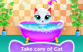 Game screenshot Unicorn Cat Princess Baby Game hack