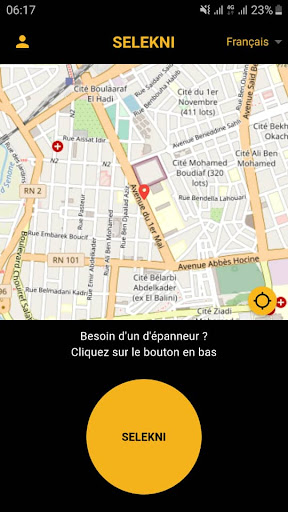 Android application Selekni screenshort