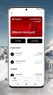 Numbrs Bitcoin Account v7.2.3 (Unlimited Money) Free For Android 2