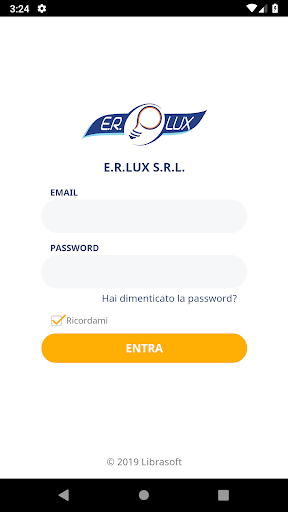 Android application Erlux Planner screenshort