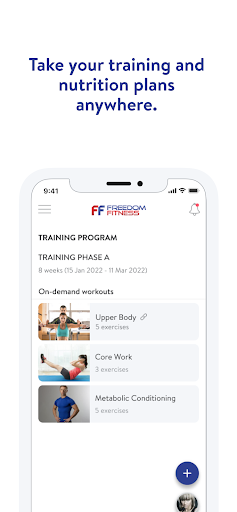 Screenshot of Freedom Fitness Texas