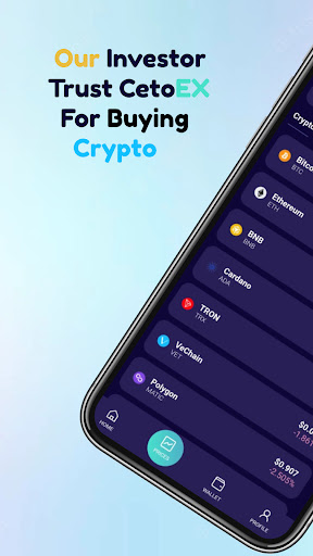 CetoEX : Buy & Sell Crypto Screen 2